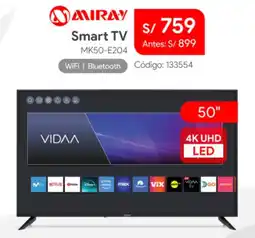 Hiraoka Miray smart tv 50" oferta