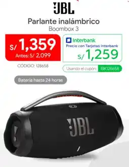 Hiraoka Jbl parlante inalámbrico boombox 3 oferta