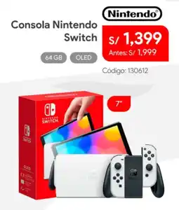 Hiraoka Switch consola nintendo oferta