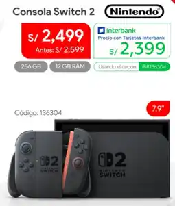Hiraoka Switch 2 consola nintendo oferta