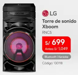 Hiraoka Lg torre de sonido xboom oferta