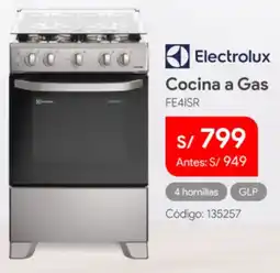 Hiraoka Electrolux cocina a gas oferta