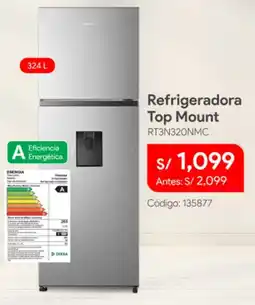Hiraoka Refrigeradora top mount oferta