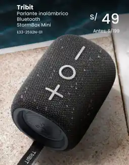 Tiendas EFE Tribit parlante inalámbrico bluetooth stormbox mini oferta