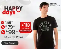 Estilos Big city polo tyan oferta