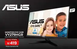 Estilos Asus monitor eye care 27" oferta
