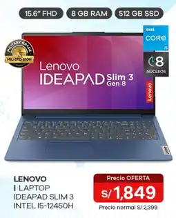 Estilos Lenovo laptop ideapad slim 3 oferta
