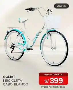 Estilos Goliat bicicleta cabo blanco oferta