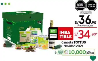 Tottus Canasta Tottus Navidad 2021 oferta