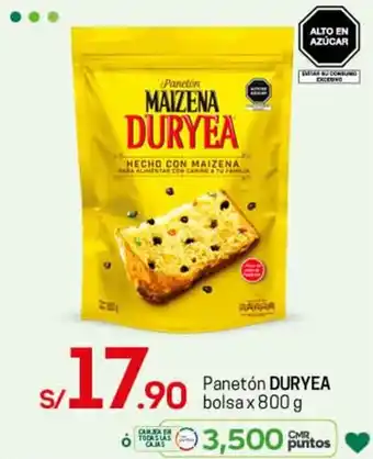 Panetón Duryea Bolsa x 800g