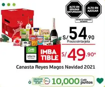 Tottus Canasta Reyes Magos Navidad 2021 oferta