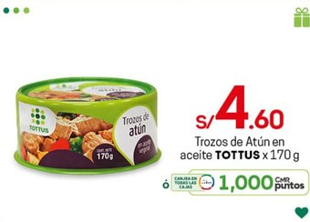 Tottus Trozos de Atún en Aceite Tottus x 170g oferta