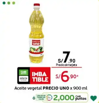 Tottus Aceite Vegetal Precio Uno x 900g oferta