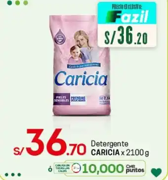 Tottus Detergente Caricia x 2100g oferta