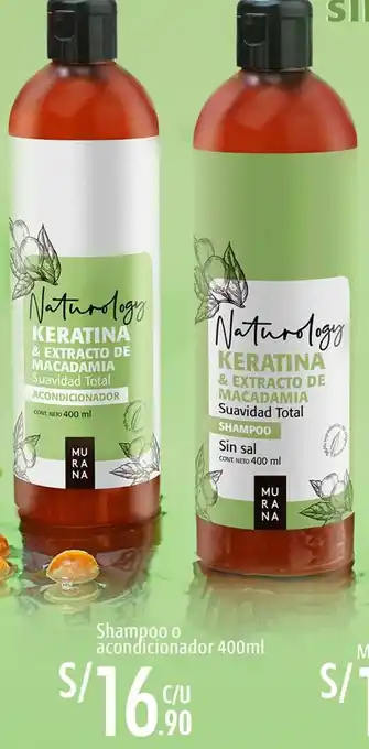 Tottus Shampoo o Acondicionador 400ml oferta