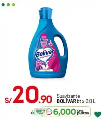 Tottus Suavizante Bolívar bt x 2.8L oferta
