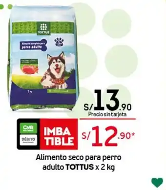 Tottus Alimento Seco para Perro Adulto Tottus x 2kg oferta