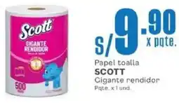 Makro Scott papel toalla gigante rendidor oferta