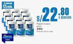 Makro Aro papel toalla plus oferta