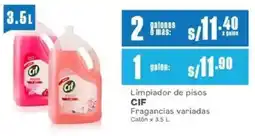 Makro Cif limpiador de pisos fragancias variadas oferta