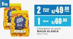 Makro Magia blanca detergente en polvo bolsa oferta