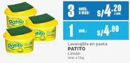 Makro Patito lavavajilla en pasta limón oferta