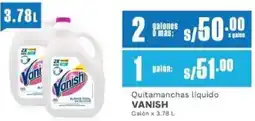 Makro Vanish quitamanchas liquido galón oferta