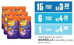 Makro Marsella detergente en polvo lavanda y rosas bolsa oferta