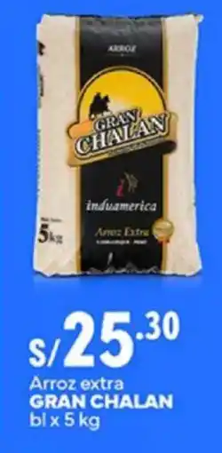 Plaza Vea Gran chalan arroz extra oferta