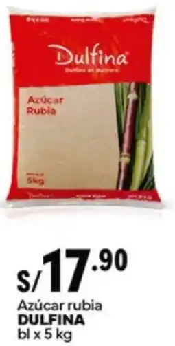 Plaza Vea Dulfina azúcar rubia bl oferta