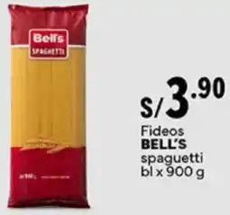 Plaza Vea Bell's fideos spaguetti bl oferta