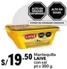 Plaza Vea Laive mantequilla con sal pt oferta