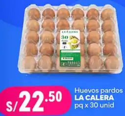 Plaza Vea La calera huevos pardos oferta
