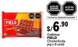 Plaza Vea Field galletas choko soda oferta