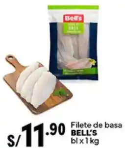 Plaza Vea Bell's filete de basa bl oferta