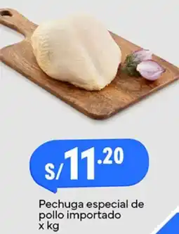 Plaza Vea Pechuga especial de pollo importado oferta