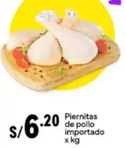 Plaza Vea Piernitas de pollo importado oferta