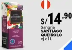 Plaza Vea Santiago queirolo sangría cj oferta