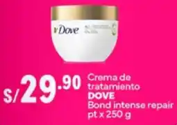 Plaza Vea Dove crema de tratamiento bond intense repair pt oferta