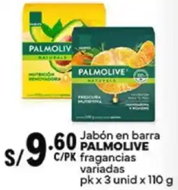 Plaza Vea Palmolive jabón en barra fragancias variadas oferta