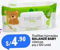Plaza Vea Balanzé baby toallitas húmedas clásicas oferta