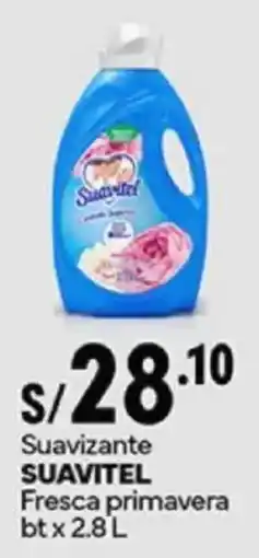 Plaza Vea Suavitel suavizante fresca primavera bt oferta