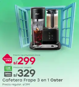 Tottus Oster cafetera frape 3 en 1 oferta