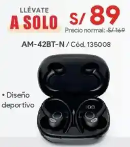 Hiraoka Audifonos bluetooth am-42bt-n oferta
