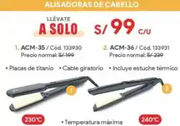 Hiraoka Alisadoras de cabello acm-35 oferta