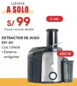 Hiraoka Extractor de jugo em-40 oferta