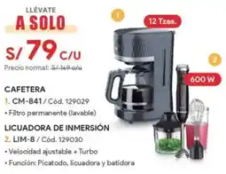 Hiraoka Cafetera cm-841 oferta