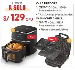 Hiraoka Olla freidora ofm-110 oferta