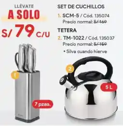 Hiraoka Set de cuchillos scm-5 oferta