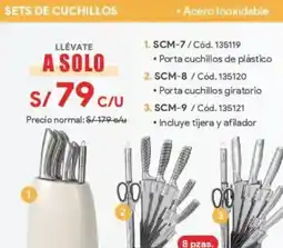 Hiraoka Sets de cuchillos scm-7 oferta